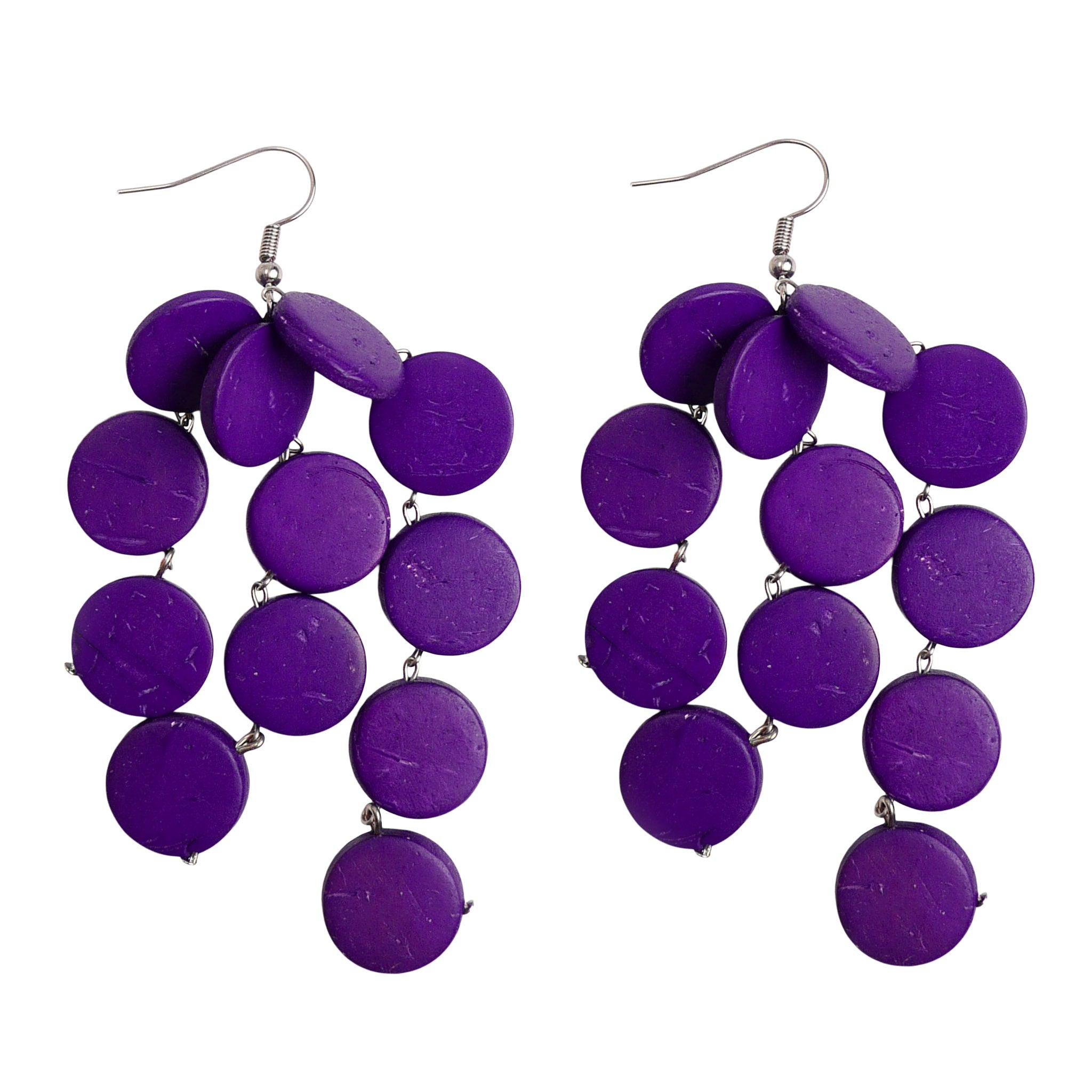 H15C Large Cascade Earrings