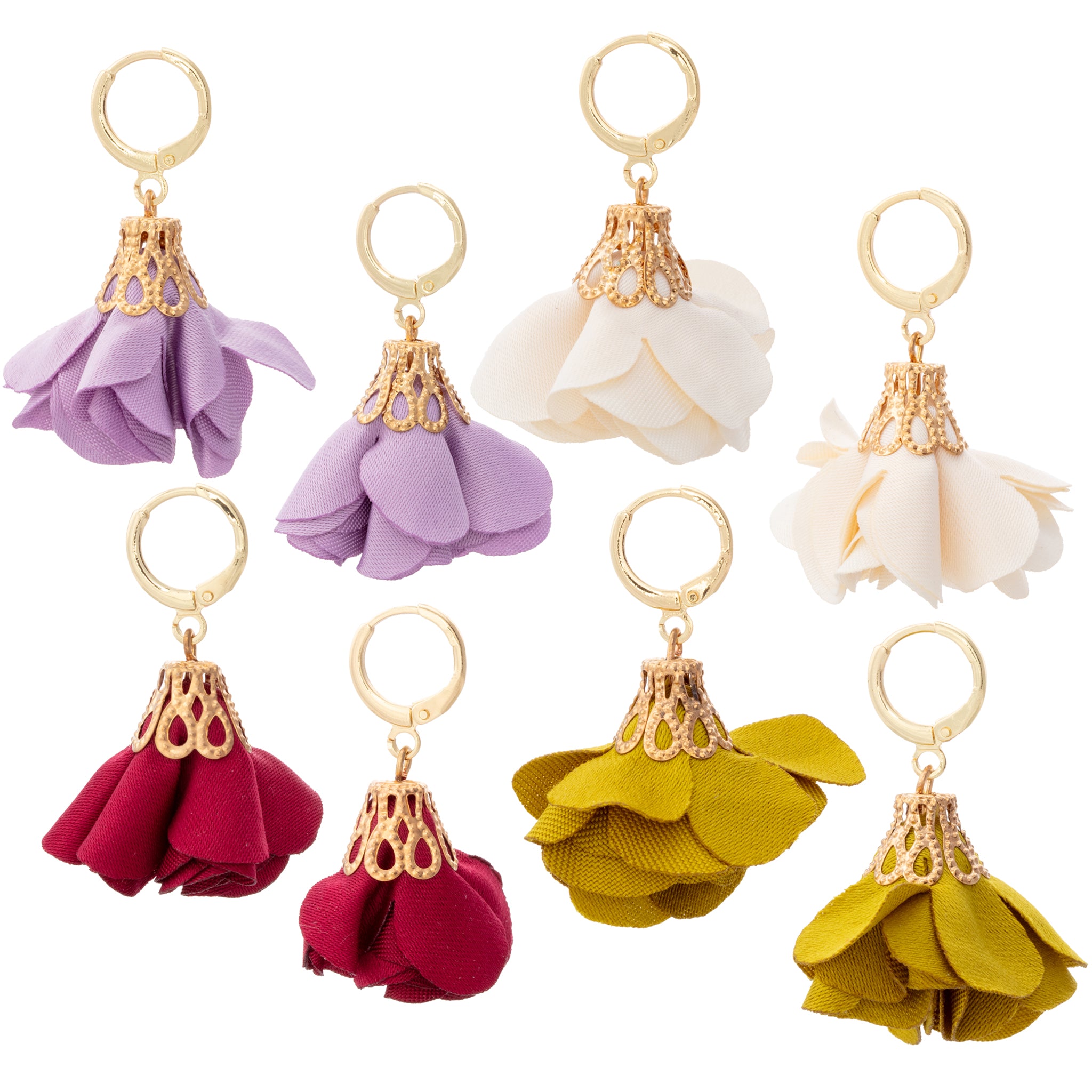 RL2614 Single Flower Earrings