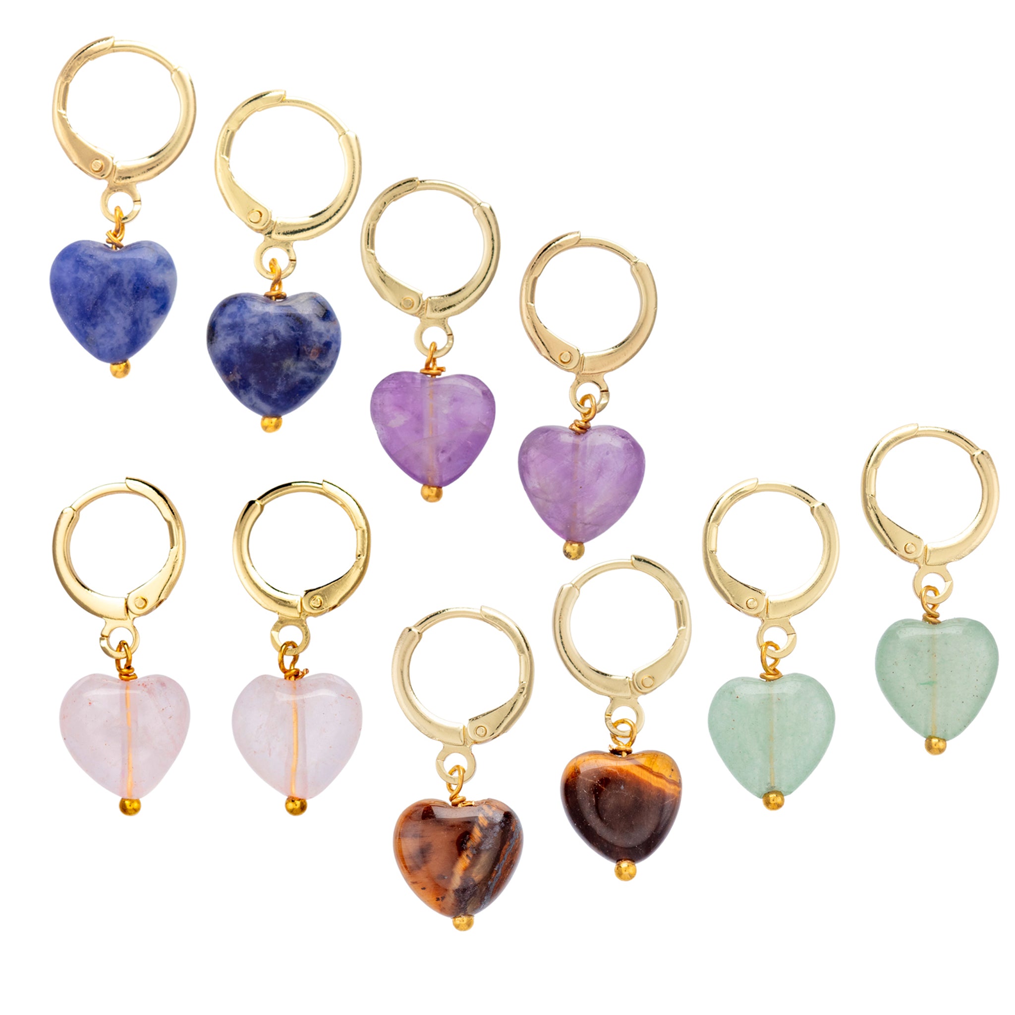RL2615-25 Heart Earrings