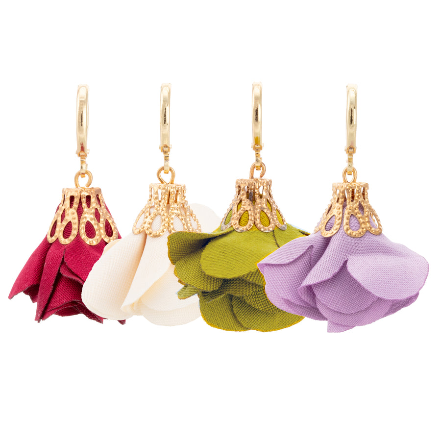 RL2614 Single Flower Earrings