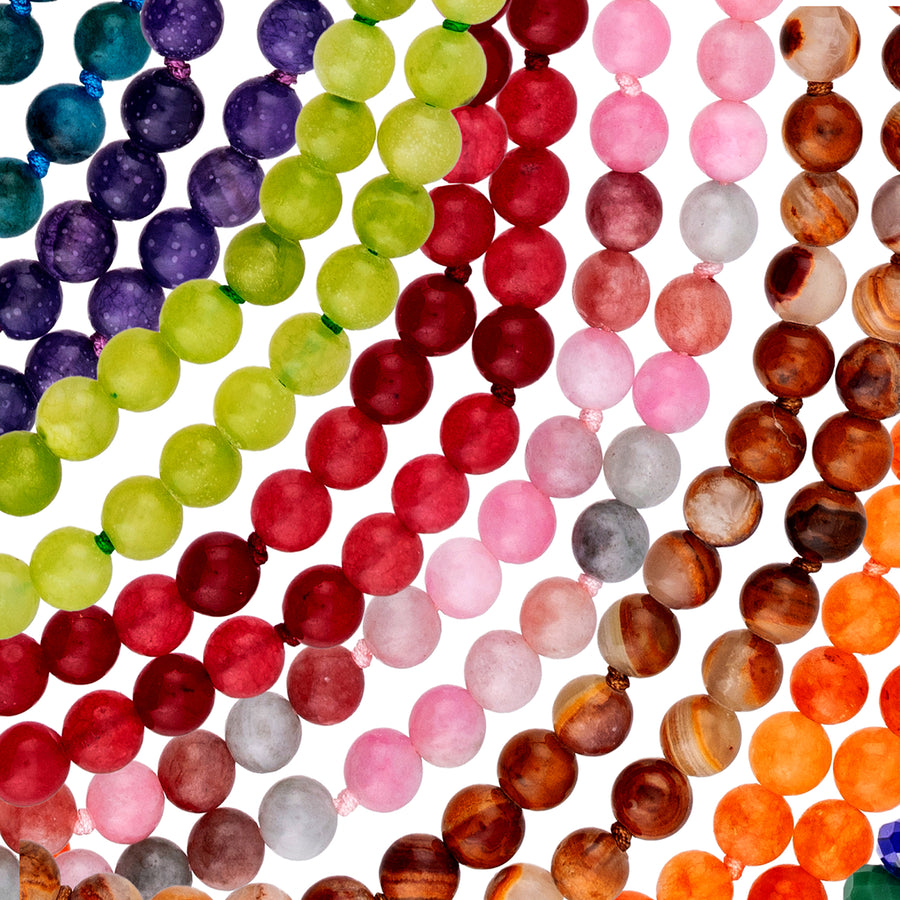 SEN07 Stone Rope Necklaces