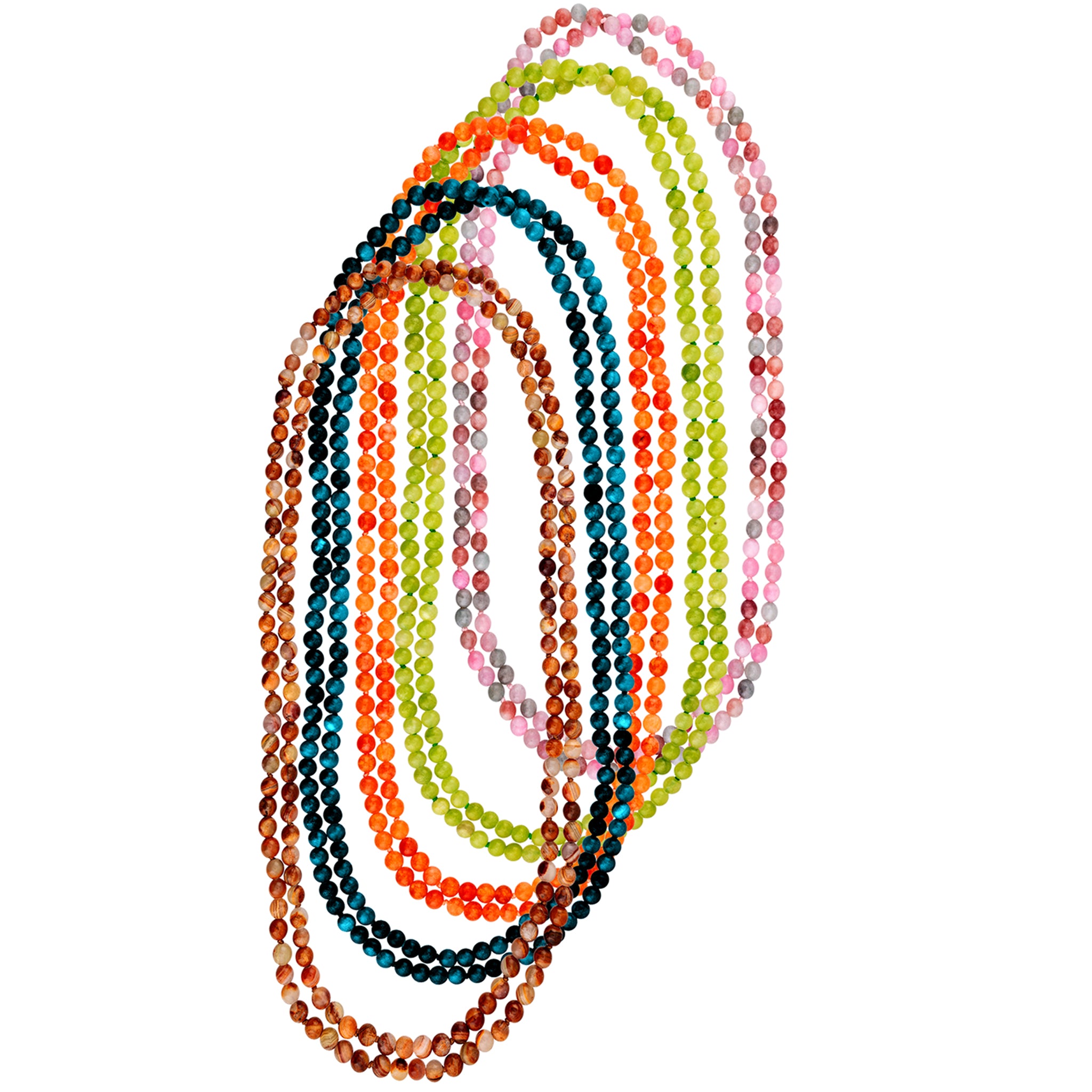 SEN07 Stone Rope Necklaces